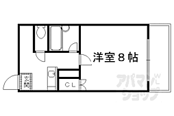 メゾン・ド・ラディ 1Kの間取図画像