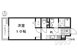 Villafutaba 1Kの間取図画像