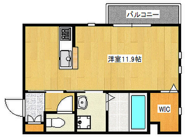 フレッツァ垂水福田 202｜兵庫県神戸市垂水区福田3丁目(賃貸アパート1R・2階・31.72㎡)の写真 その2