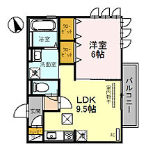 Ｊ・アメニティ北今宿 301 ｜ 兵庫県姫路市北今宿2丁目（賃貸アパート1LDK・3階・40.35㎡） その2