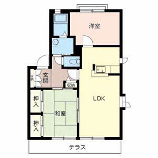 カーサＡ＆Ｃ 3201｜兵庫県姫路市玉手3丁目(賃貸アパート2LDK・2階・53.28㎡)の写真 その2