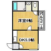 播磨ベルハウス 202 ｜ 兵庫県加古郡播磨町野添（賃貸アパート1DK・2階・26.00㎡） その2