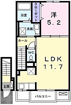 ル・カノープス 202 ｜ 兵庫県姫路市大津区新町2丁目（賃貸アパート1LDK・2階・43.32㎡） その2