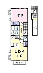 ラ・ペッシェS 2階