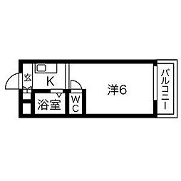 間取図画像 1K