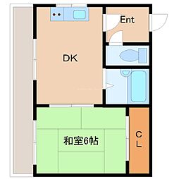 間取図画像 1DK