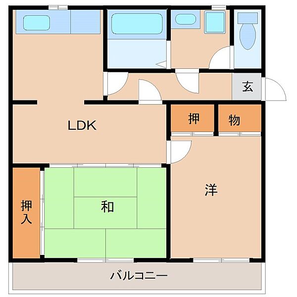 ネクスプロス壱番館 ｜兵庫県尼崎市道意町６丁目(賃貸マンション2LDK・3階・54.00㎡)の写真 その2