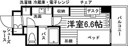 学生会館 Credo maison 西宮上ケ原[食事付き] ワンルームの間取図画像