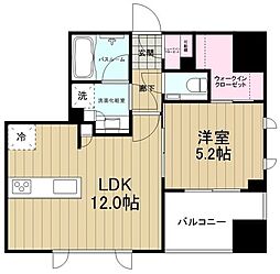 アトラス千代田御茶ノ水 1LDKの間取図画像