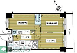 フェニックス日本橋兜町弐番館 7階3Kの間取り