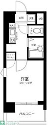 菱和パレス護国寺 1Kの間取図画像