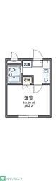 レオパレスキュービクル浅草橋 1Kの間取図画像