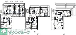 レオパレスフラット浜松町 1Kの間取図画像