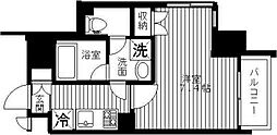 セリーズ門前仲町 1Kの間取図画像