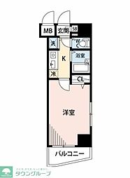 ガラ・ステージ御茶ノ水 1Kの間取図画像