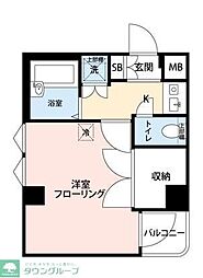 シンシア本郷三丁目 1Kの間取図画像