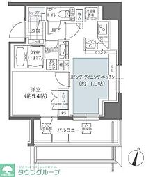 メゾンカルム本郷 1LDKの間取図画像