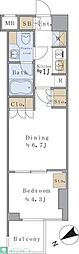 BrilliaistSENDAGAYA 1DKの間取図画像
