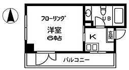 PATIODE本郷 1Kの間取図画像