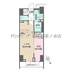 ルフォンプログレス四谷 1LDKの間取図画像