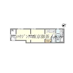 TheResidence文京本郷 ワンルームの間取図画像