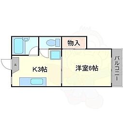 ナオミハイツ3 1階/-