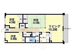 サンスーシ南千里 4階