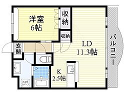ボナール・ディアコート 2階/-