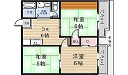 ラフィーネ刀根山 1階/-