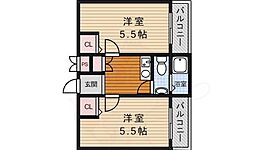 ラ・フォンティーヌ西田 2階/-