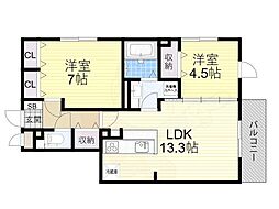 サンスクエア千里万博A棟 2階/-