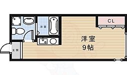 めぞんどそれいゆ ワンルームの間取図画像