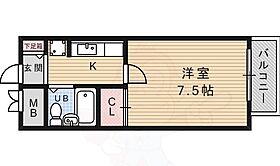 マシオン桜井  ｜ 大阪府箕面市半町３丁目11番17号（賃貸マンション1K・3階・18.00㎡） その2