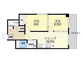 ベルメゾン千里中央 203 ｜ 大阪府豊中市上新田２丁目19番6号（賃貸マンション2LDK・2階・49.50㎡） その2