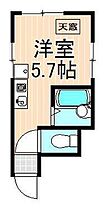 プチシャトーフォー 101 ｜ 東京都足立区千住旭町（賃貸アパート1R・1階・16.39㎡） その2