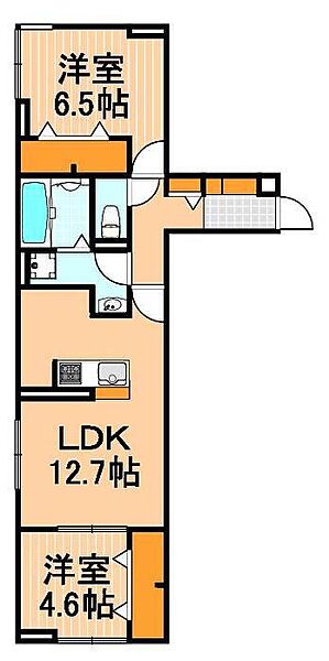 ルリアン保木間 103｜東京都足立区保木間2丁目(賃貸アパート2LDK・1階・59.00㎡)の写真 その2