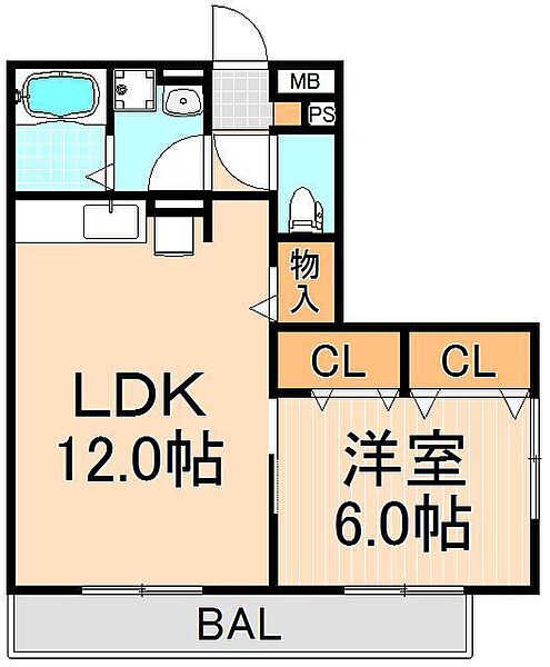 Y.K花畑 201｜東京都足立区花畑1丁目(賃貸アパート1LDK・2階・43.71㎡)の写真 その2