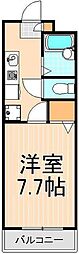 Mfマンション2 1Kの間取図画像