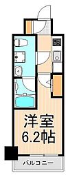 メインステージ北千住4 1Kの間取図画像