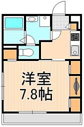 リブリ・コルージャ 1Kの間取図画像