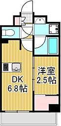SYFORME KITA-SENJU 1DKの間取図画像