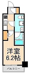 メインステージ北千住4 1Kの間取図画像