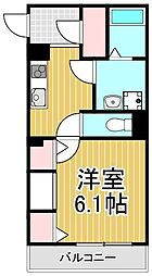Felisニシアライ 1Kの間取図画像