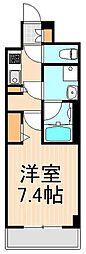 メインステージ北千住7 1Kの間取図画像