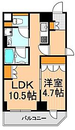 COMFORIALIV千住 1LDKの間取図画像