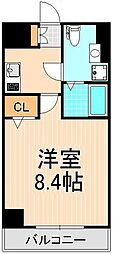 グランフォース西新井アヴェニール 1Kの間取図画像