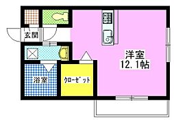 間取図画像 ワンルーム