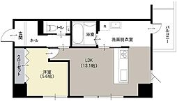 Via 蔵用 1LDKの間取図画像