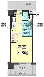ルネス武富2号館 1Kの間取図画像