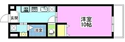 コンソラーレ春日町 1Kの間取図画像